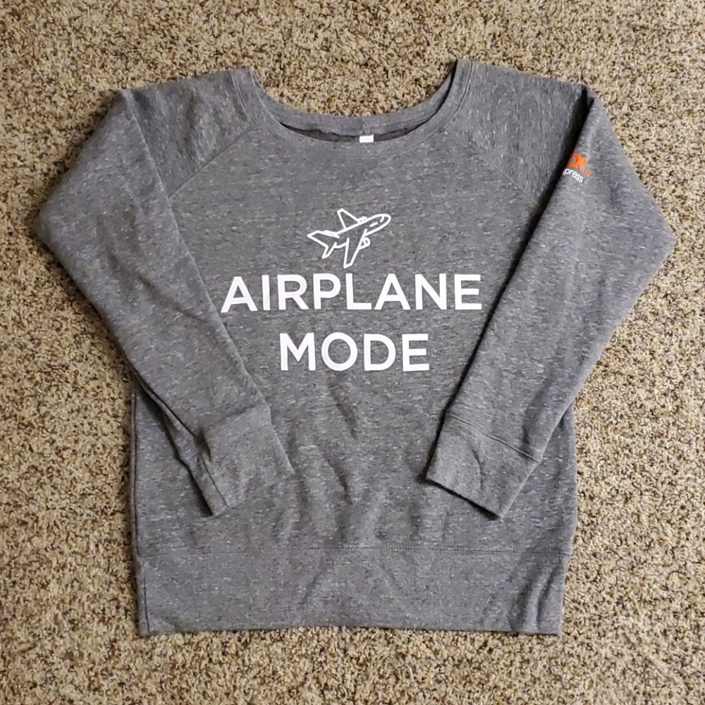 "Airplane mode" Crewneck sweatshirt